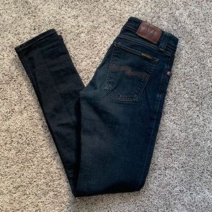 Nudie Skinny Lin Jean in Dry Steel Denim